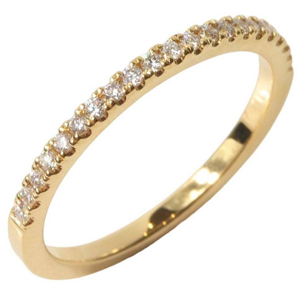 楽天市場】【中古】AHKAH アーカー K18YG ティナ ハーフエタニティ