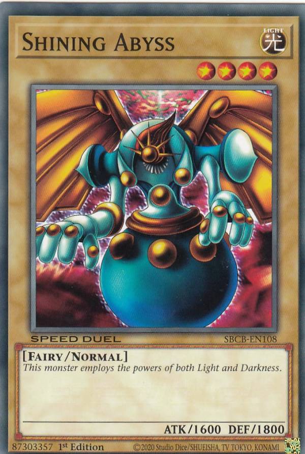 楽天市場】遊戯王 SBCB-EN108 シャイン・アビス Shining Abyss (英語版