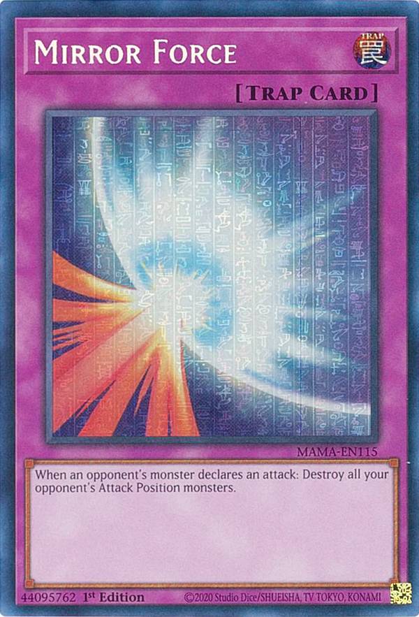楽天市場】遊戯王 MAMA-EN115 聖なるバリア －ミラーフォース－ Mirror