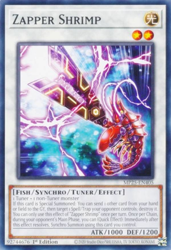 楽天市場】遊戯王 MP25-EN405 デンジエビ Zapper Shrimp (英語版 1st