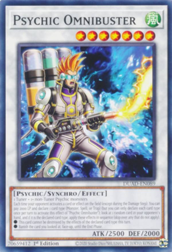 楽天市場】遊戯王 DUAD-EN089 Psychic Omnibuster (英語版 1st Edition