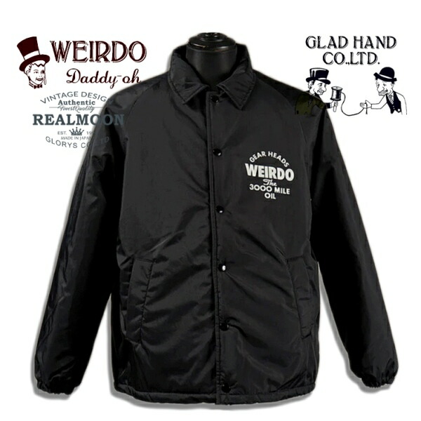 楽天市場】WEIRDO コーチジャケット No.WRD23AW06 