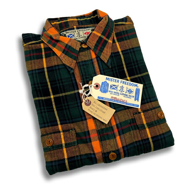 楽天市場】MISTER FREEDOM × SUGAR CANE フランネルシャツ No.MF