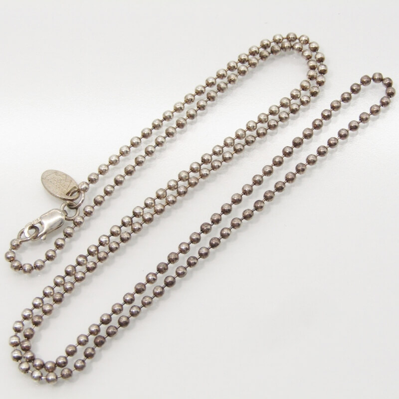 楽天市場】【中古】SAAD サード ネックレス チェーン ボールチェーン