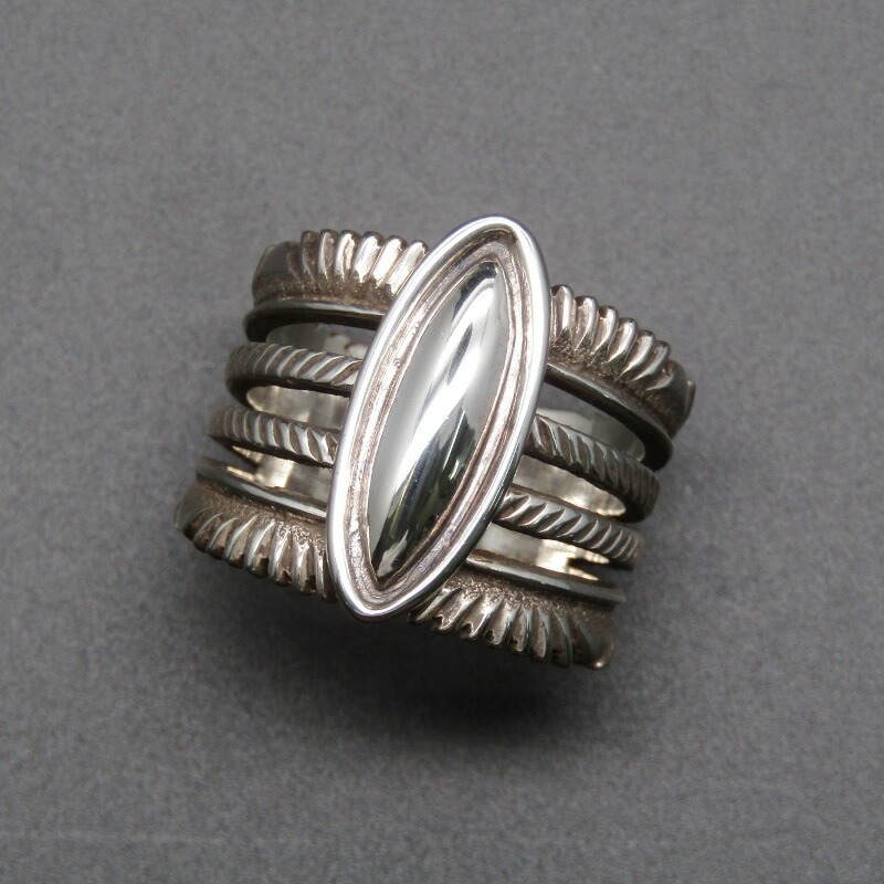 楽天市場】【中古】美品 Ron Bedonie ナバホ族 リング スタンプワーク