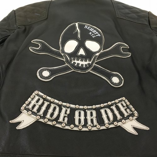 楽天市場】【中古】 hi◇129 Schott キルテッドパッド ライダース