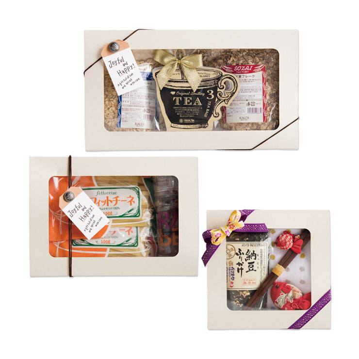 楽天市場】（M）無地・窓付きギフトボックス/Gift Box＜ W26×H18.5