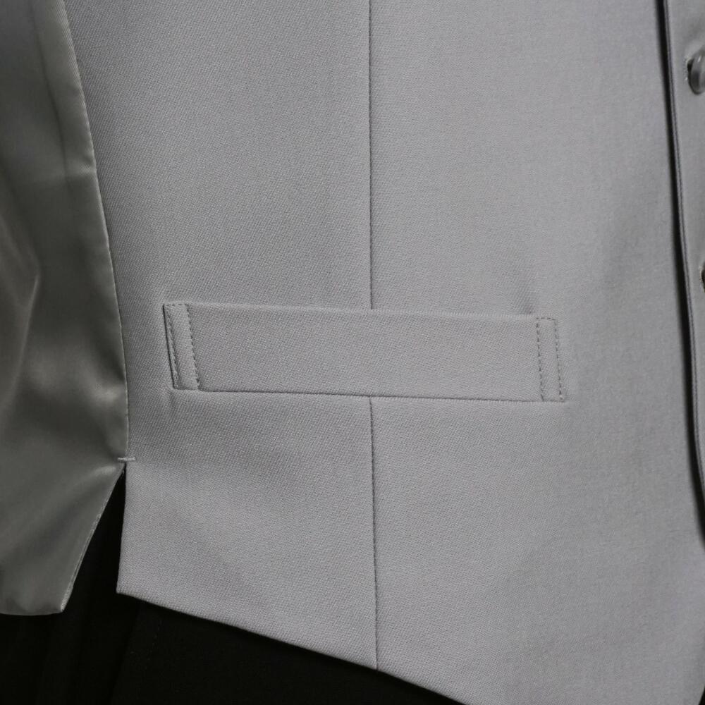楽天市場】フォーマルベスト | シルバーグレー ウール100 上質素材使用