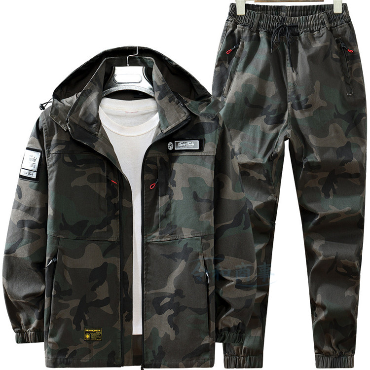楽天市場】セットアップ メンズ 迷彩柄 上下セット 2点セット 作業服