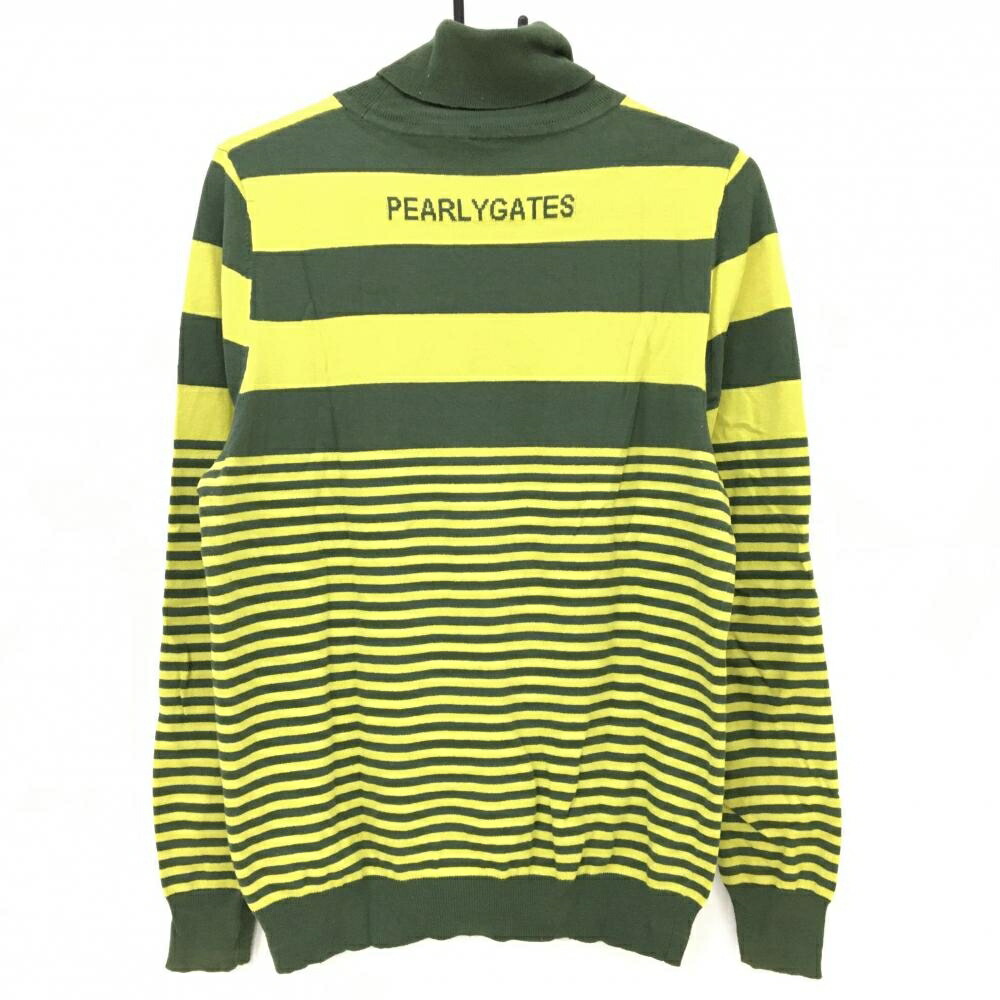 楽天市場】パーリーゲイツ タートルネックセーター ダークグリーン