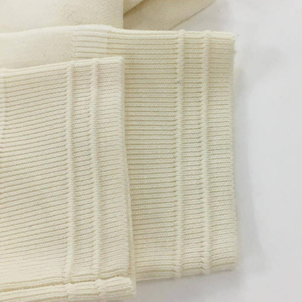 楽天市場】【美品】マスターバニー ニットジャケット 白 ロゴ刺しゅう