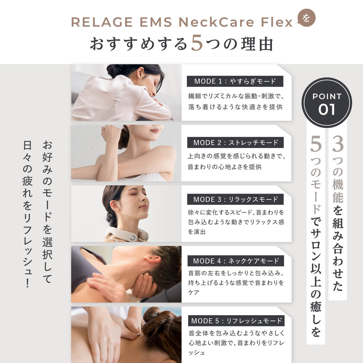 楽天市場】【日々の疲れに】 EMS ネックケア 首 肩 ケア リラックス