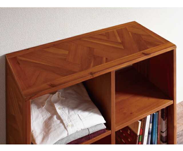 弘益 ヘント オープンラック HENT OR70 見せ収納 天然木 ディスプレイ