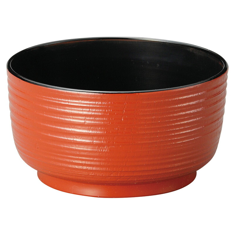 楽天市場】【日本製】耐熱割子飯椀 朱（内黒） : 食器・店舗用品・家具