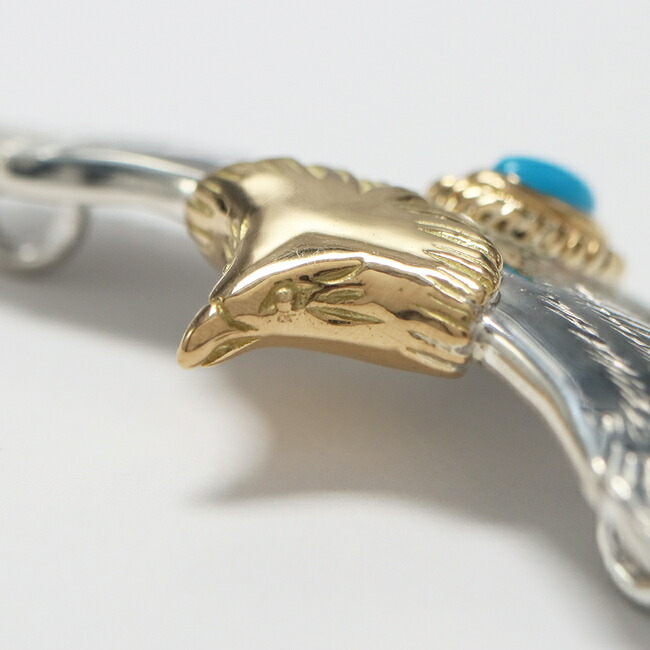 楽天市場】TADY&KINGベビーイーグル頭金 金縄ターコイズ : TADY＆KING