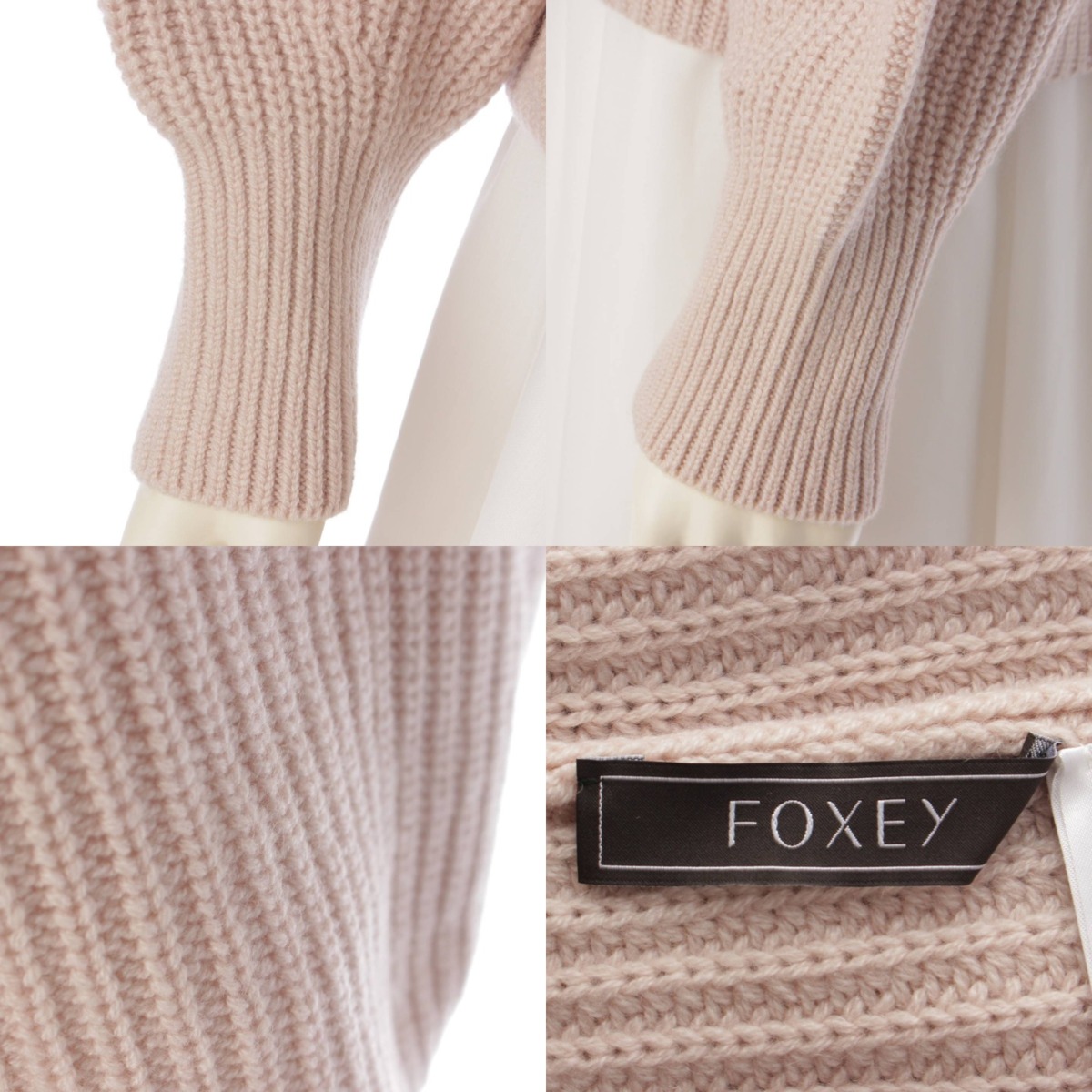 楽天市場】【フォクシー】Foxey カシミヤ クロップド ニット セーター