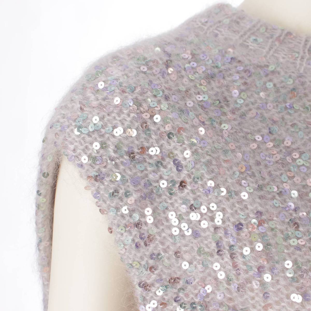 楽天市場】【ブラミンク】BLAMINK スパンコール モヘア ノースリーブ