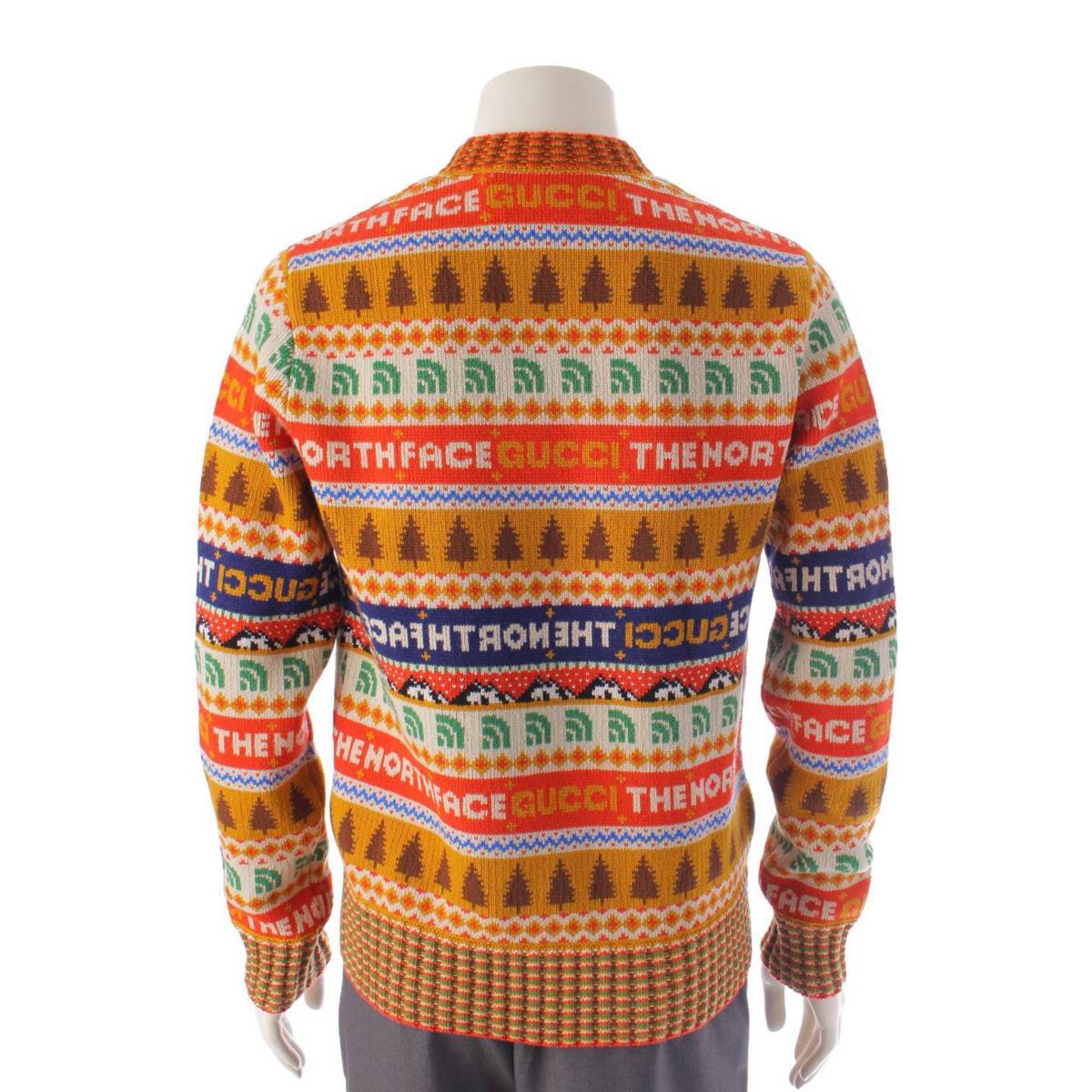 楽天市場】【グッチ】Gucci ノースフェイス コラボ メンズ ロゴ ニット