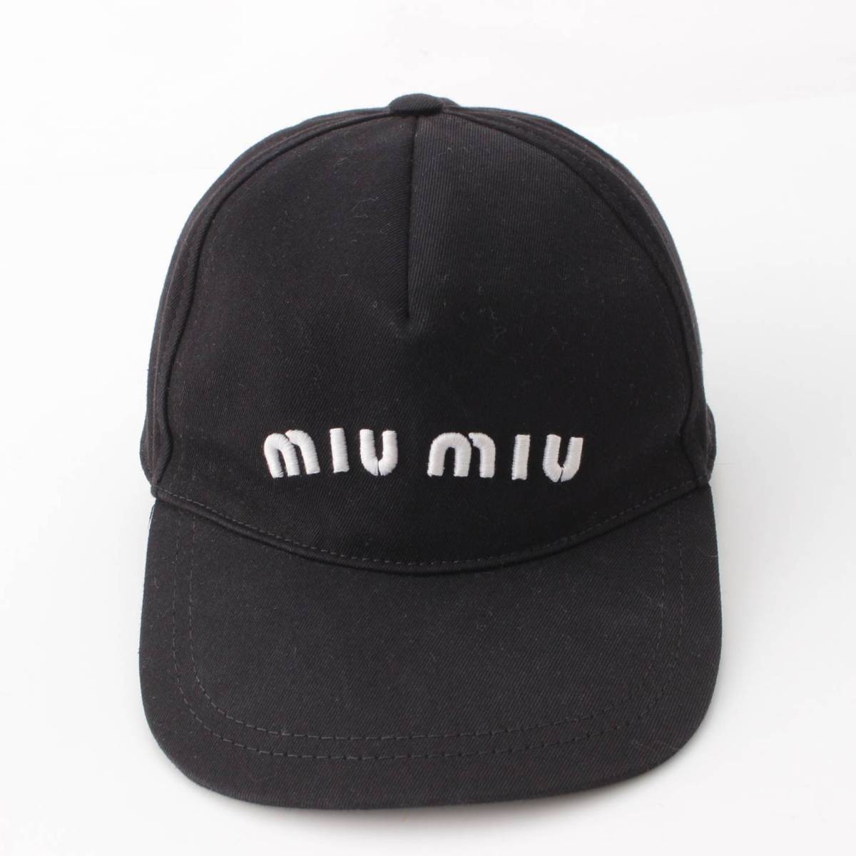 楽天市場】【ミュウミュウ】Miu Miu ロゴ刺繍 コットン ベースボール