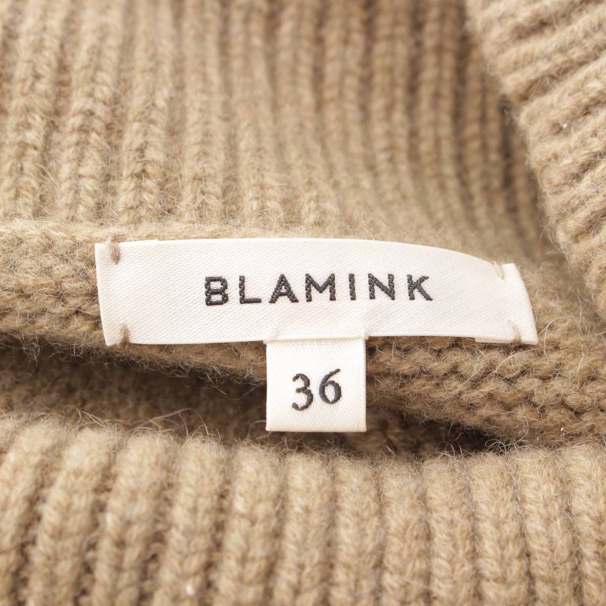 楽天市場】【ブラミンク】BLAMINK ウール×カシミヤ タートルネック