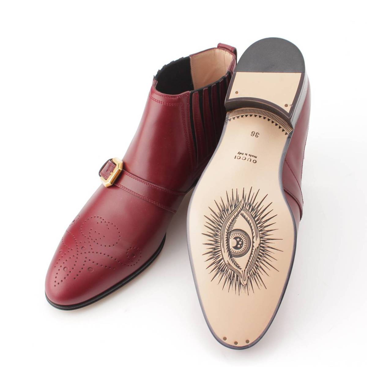 楽天市場】【グッチ】Gucci メダリオン レザー ベルト ショート ヒール