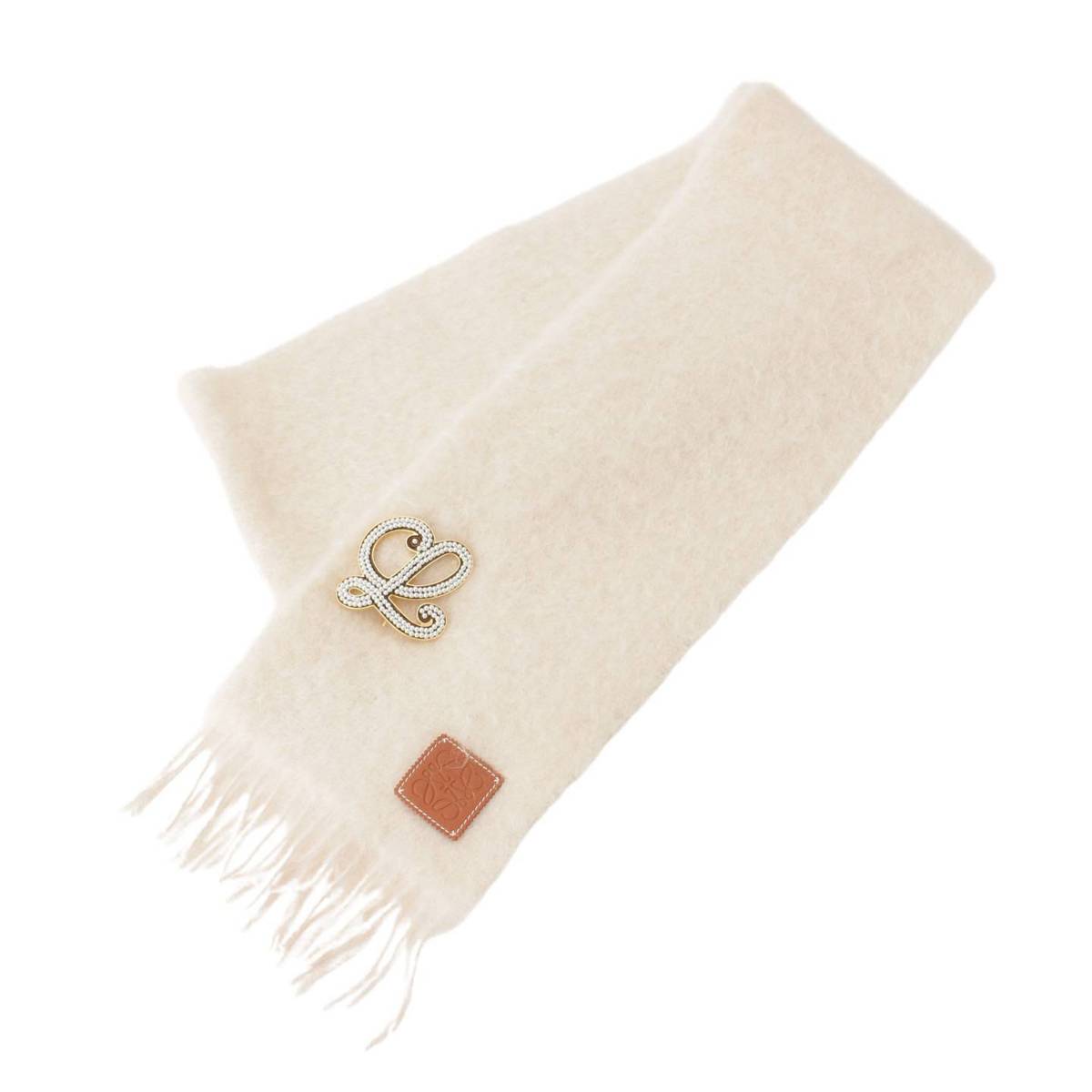 楽天市場】【ロエベ】Loewe ロゴ ブローチ付 アナグラム フリンジ