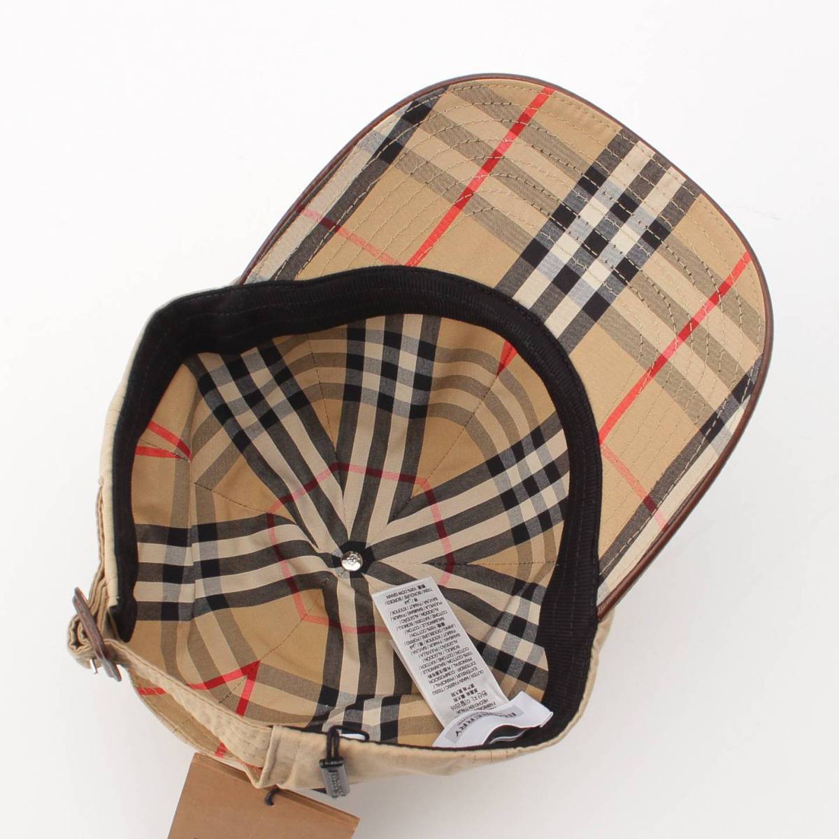 楽天市場】【バーバリー】Burberry TBロゴ刺繍 裏地ノバチェック