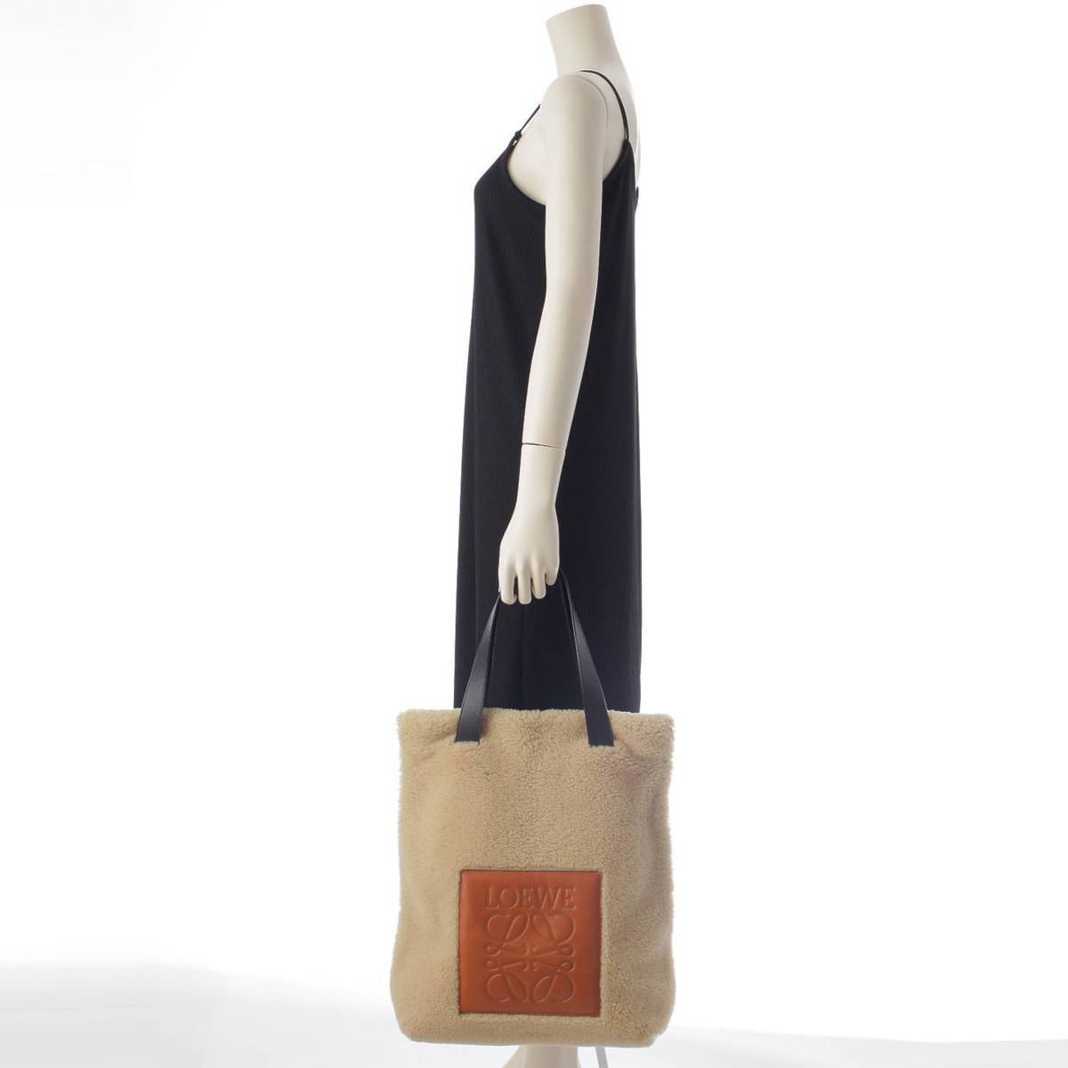 楽天市場】【ロエベ】Loewe アナグラム ロゴ ムートン トートバッグ