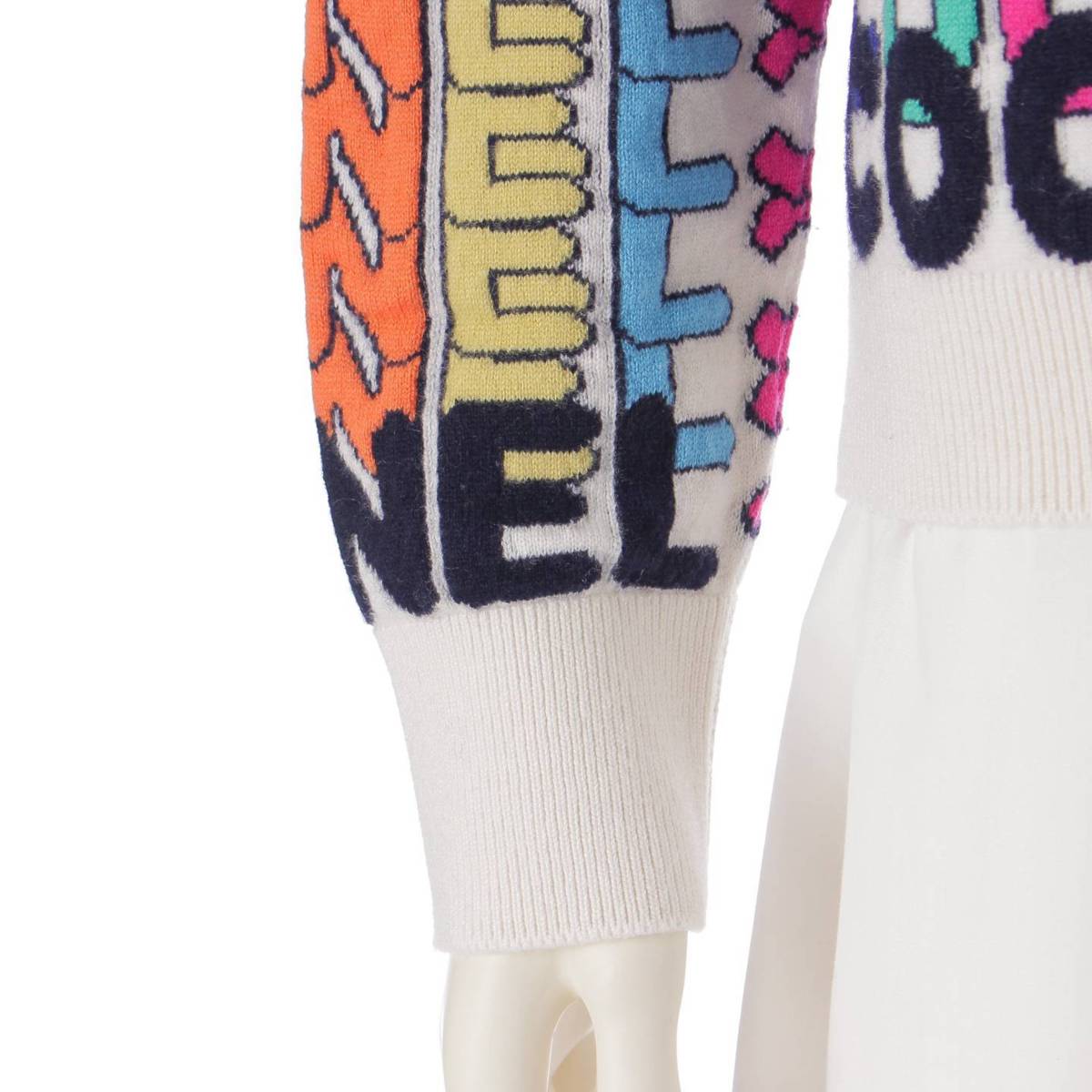 楽天市場】シャネル CHANEL カシミヤ ココマーク ロゴ ジャガード 長袖