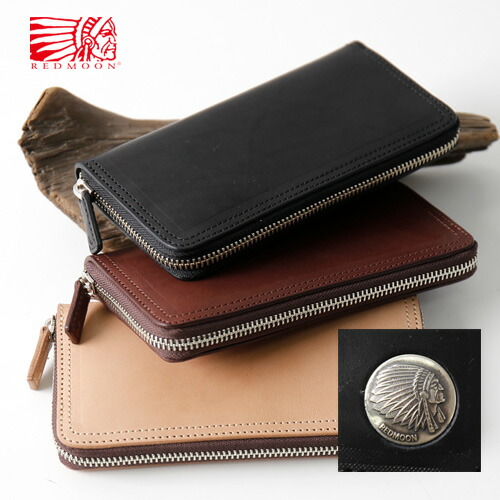 楽天市場】REDMOON レッドムーン Round Zip Long Wallet Compact