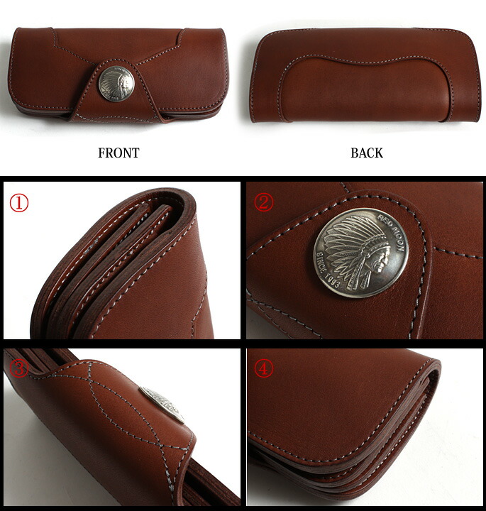 楽天市場】REDMOON レッドムーン 長財布 革 レザー RM-SUNRISE-A