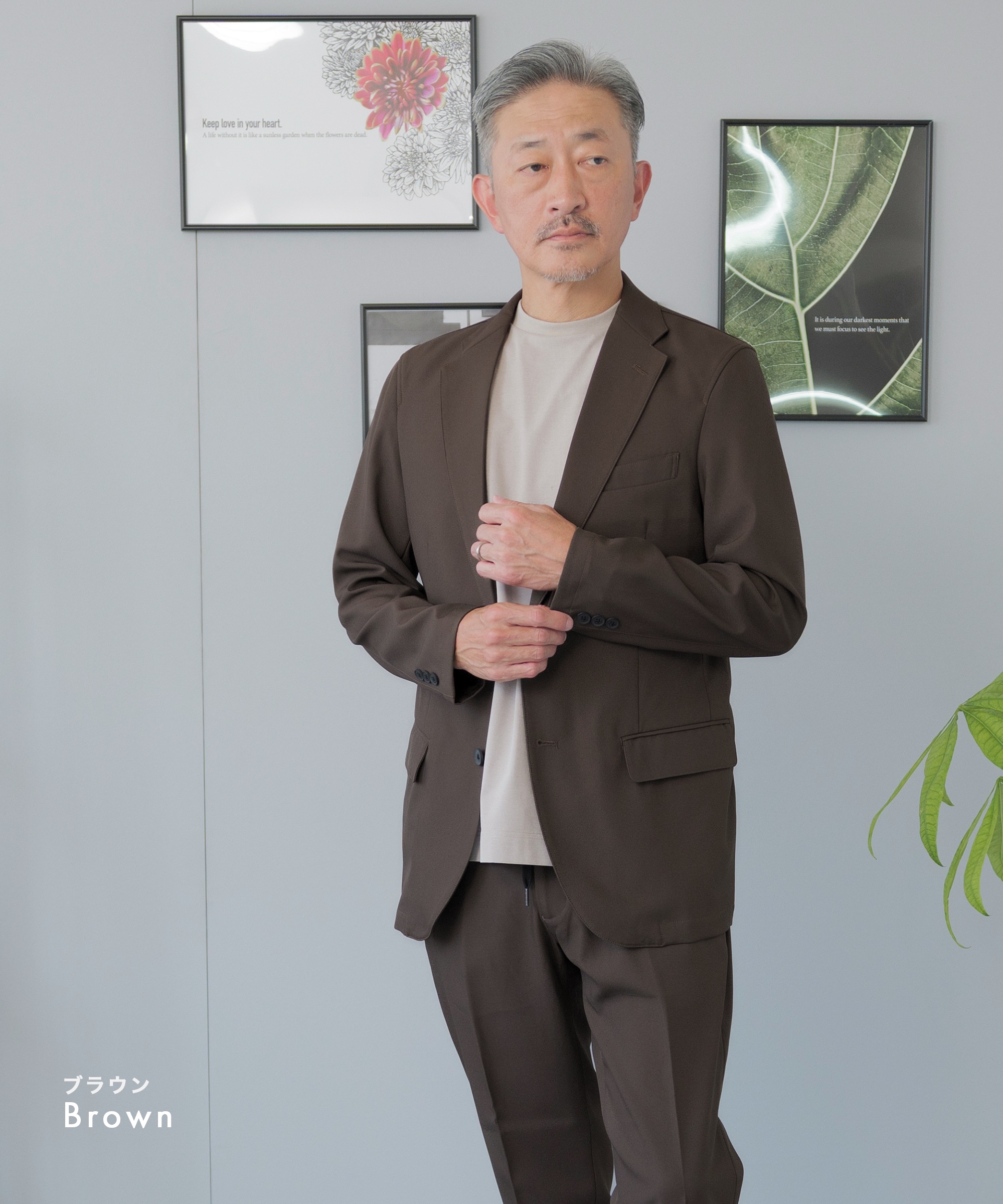 楽天市場】セットアップ メンズ スーツ テーラード ストレッチスーツ