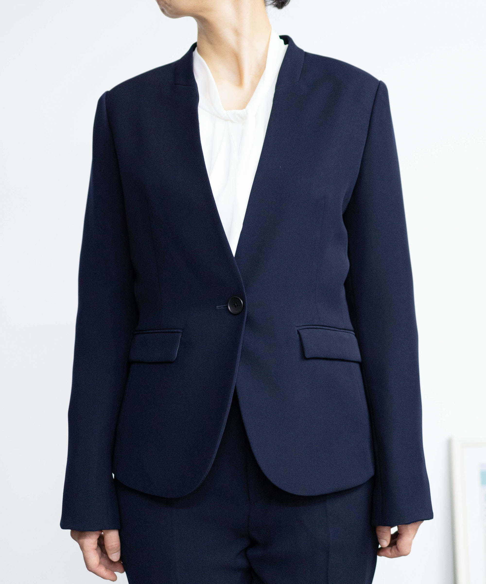 楽天市場】スーツ レディース セットアップ 洗える パンツスーツ