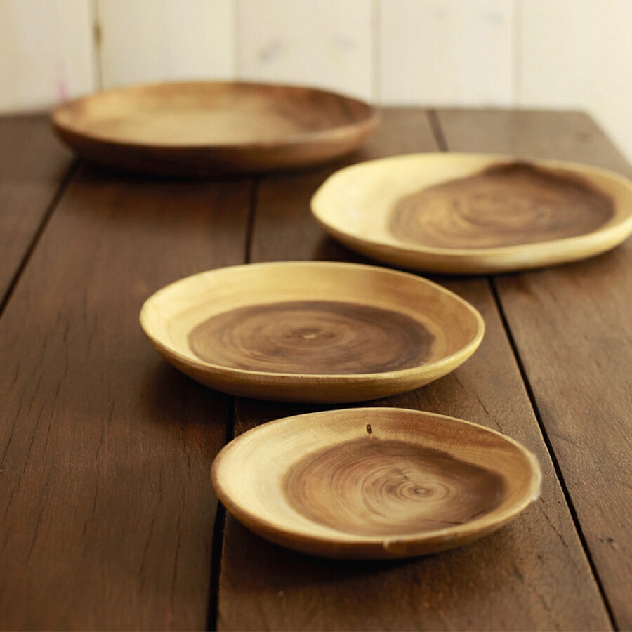 楽天市場】即納 アカシア ワンプレート 木 皿 プレート 25cm キャンプ