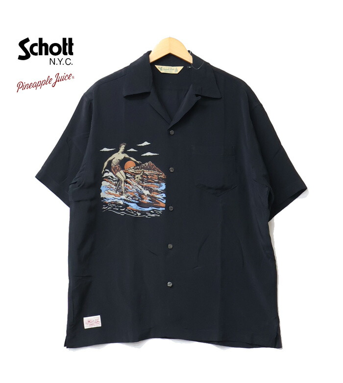 楽天市場】Schott ショット パイナップルジュース レーヨンシャツ
