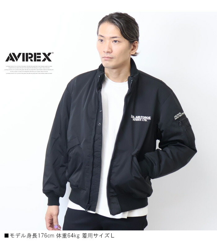 楽天市場】AVIREX アヴィレックス ステンシルジャケット HAT IN THE