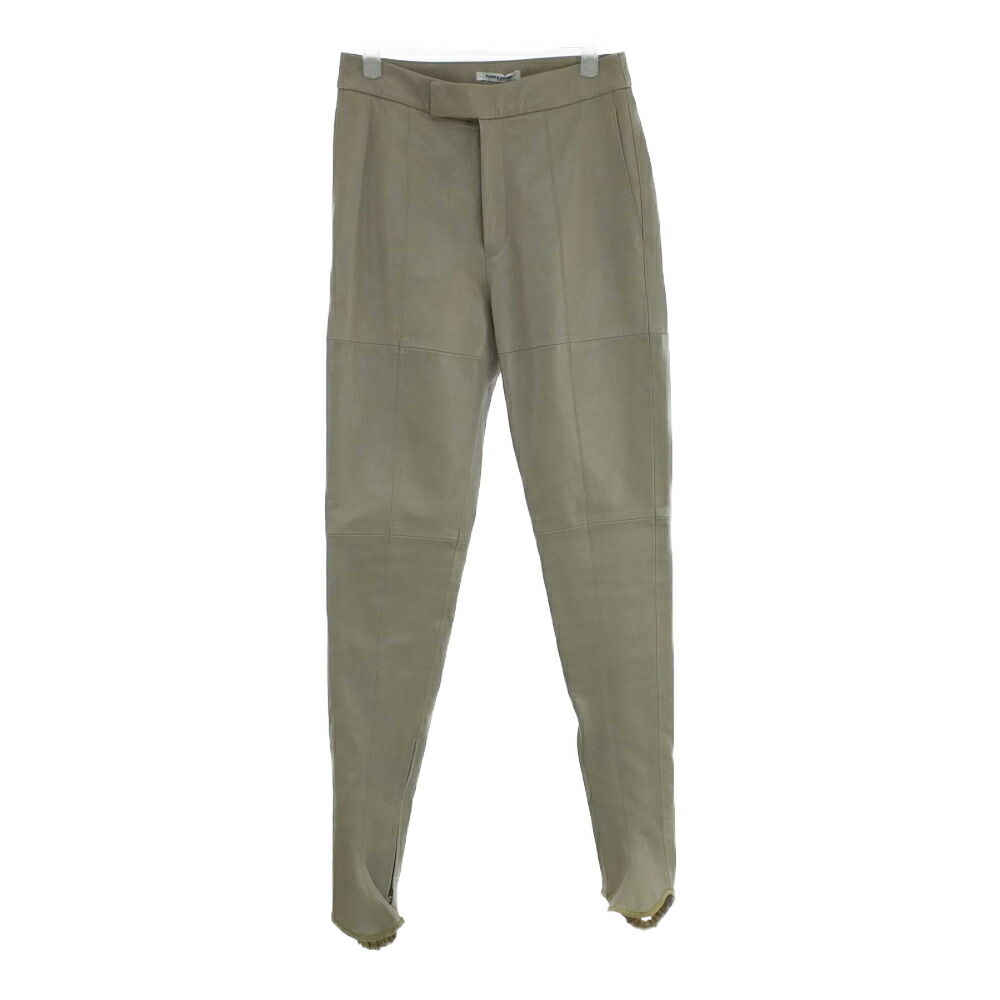 楽天市場】美品・フミカウチダ BOOTS COVER LEATHER PATNS・スリム