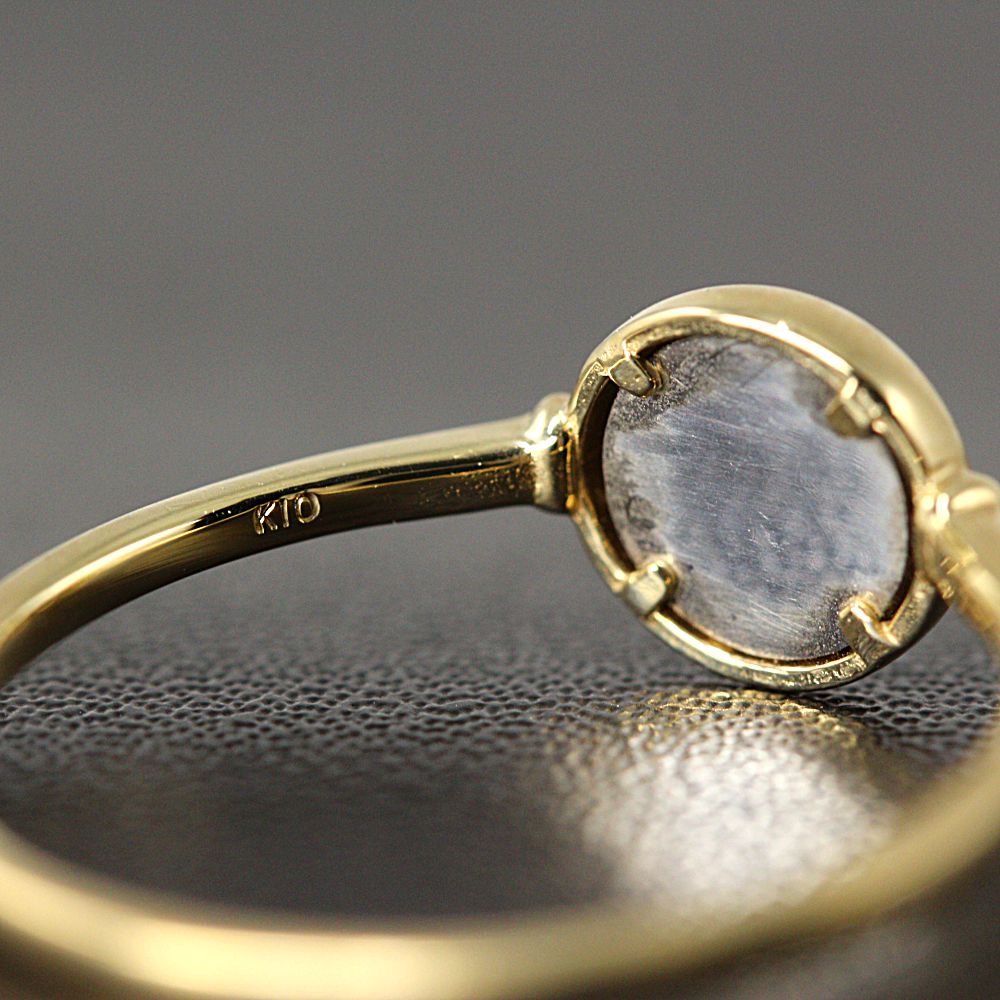 楽天市場】メデルジュエリー シェルモチーフ ダイヤモンドリング/K10YG