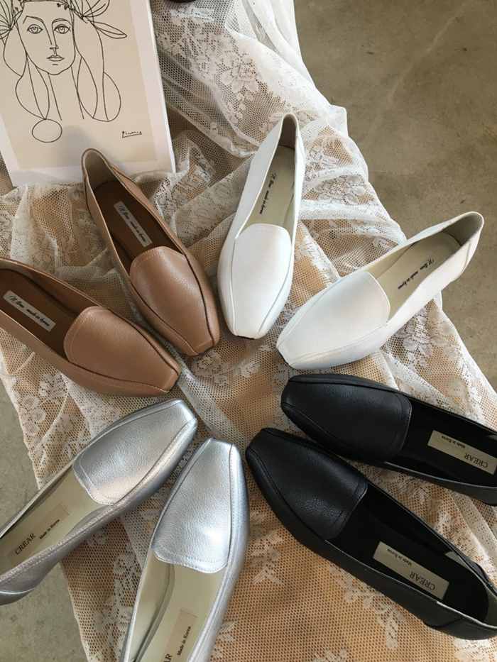 楽天市場】本革 レザー フラットシューズ レディース フラットパンプス