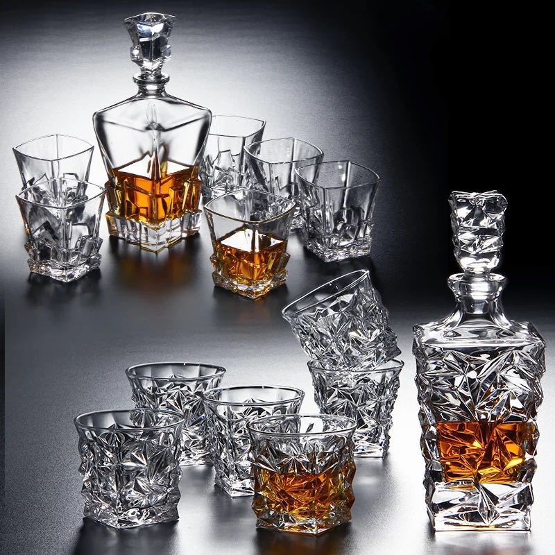 楽天市場】A047122デカンタとグラスセット ウイスキーグラス ロック