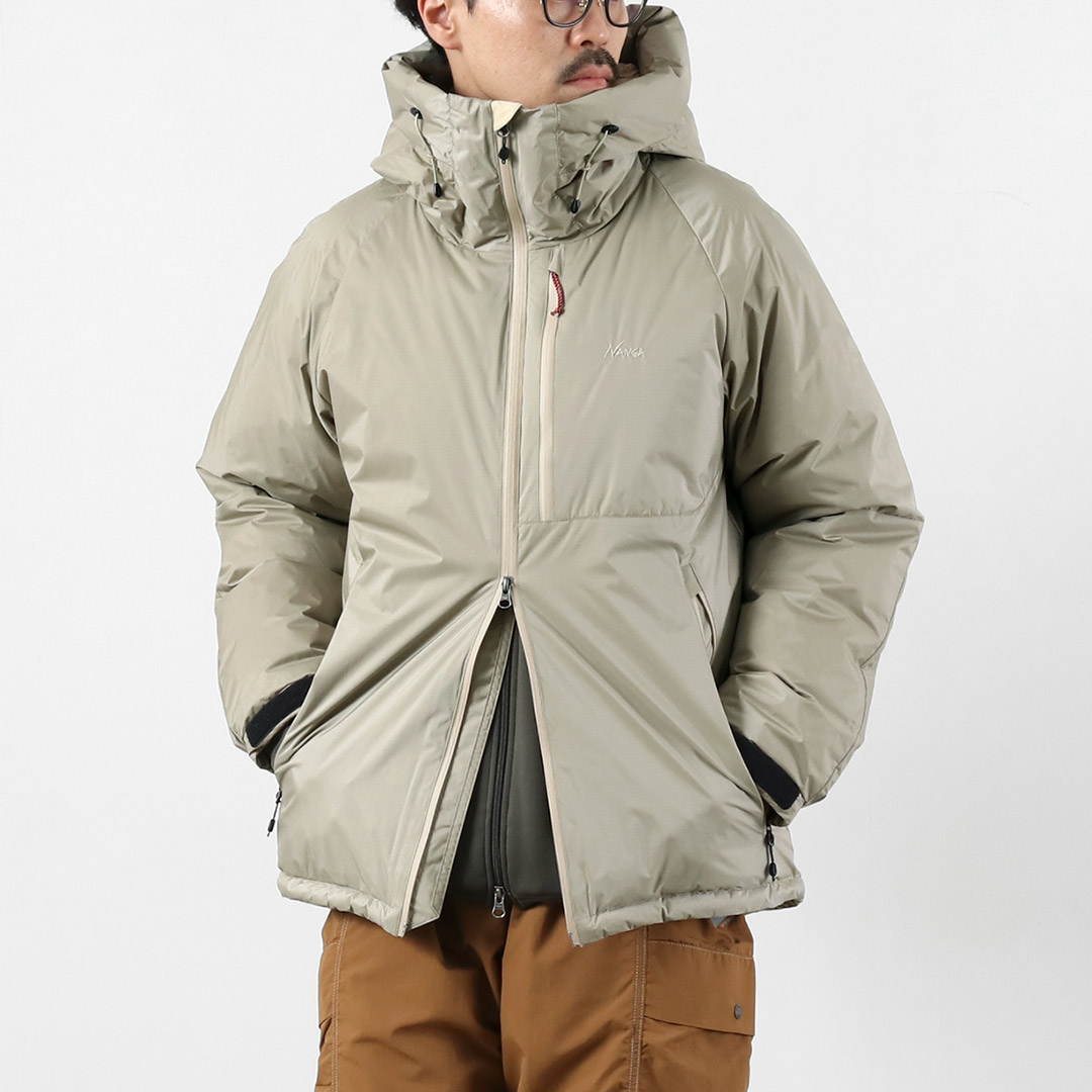 楽天市場】ナンガ ダウンジャケット（カラーベージュ）（メンズ