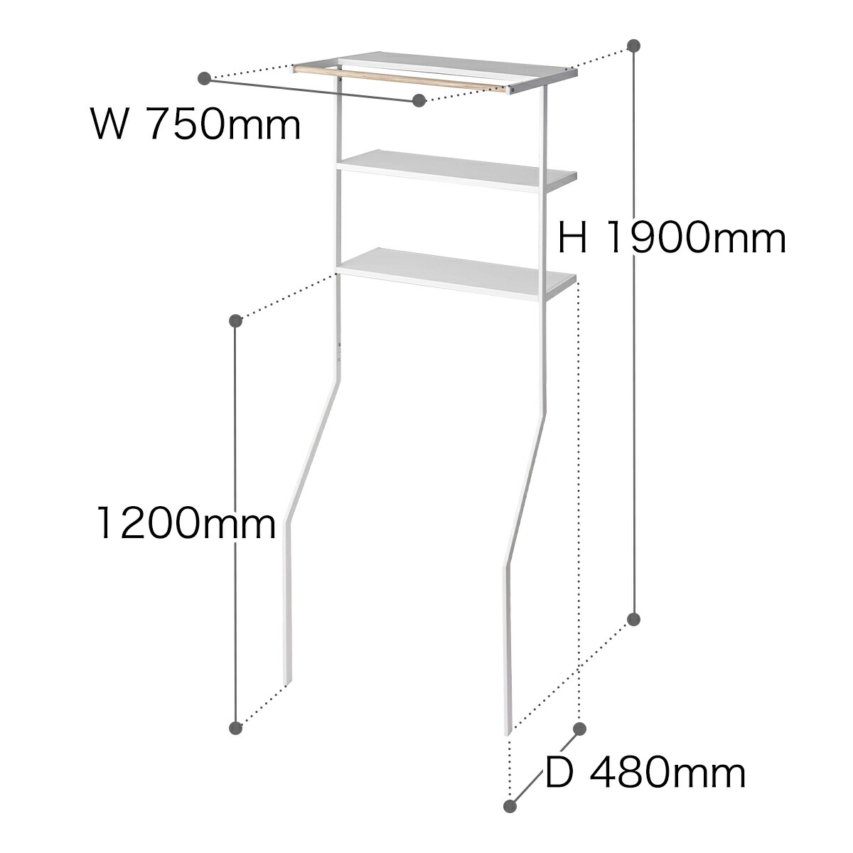 楽天市場】［ 立て掛けランドリーシェルフ タワー ］山崎実業 tower