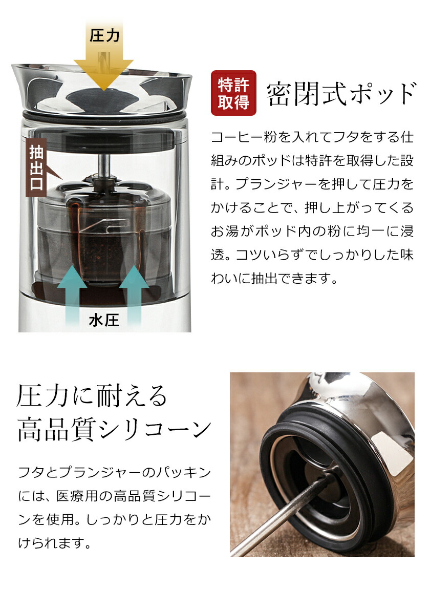 楽天市場】【2つ選べる特典付き】アメリカンプレス コーヒープレス