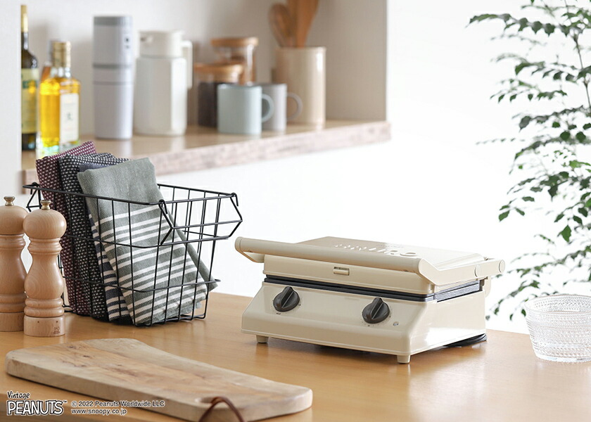 楽天市場】スヌーピー ホットサンドメーカー ブルーノ タイマー 電気