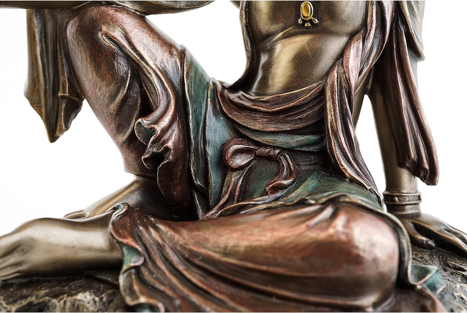 楽天市場】即日納品！トップコレクション製 水月観音彫像 高さ 約17.2