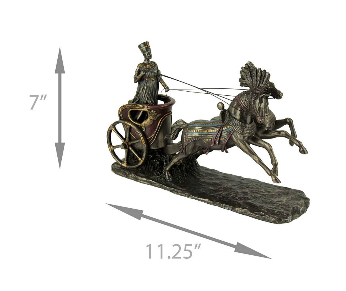 楽天市場】チャリオット（戦闘馬車）に乗った、ネフェルティティ 古代