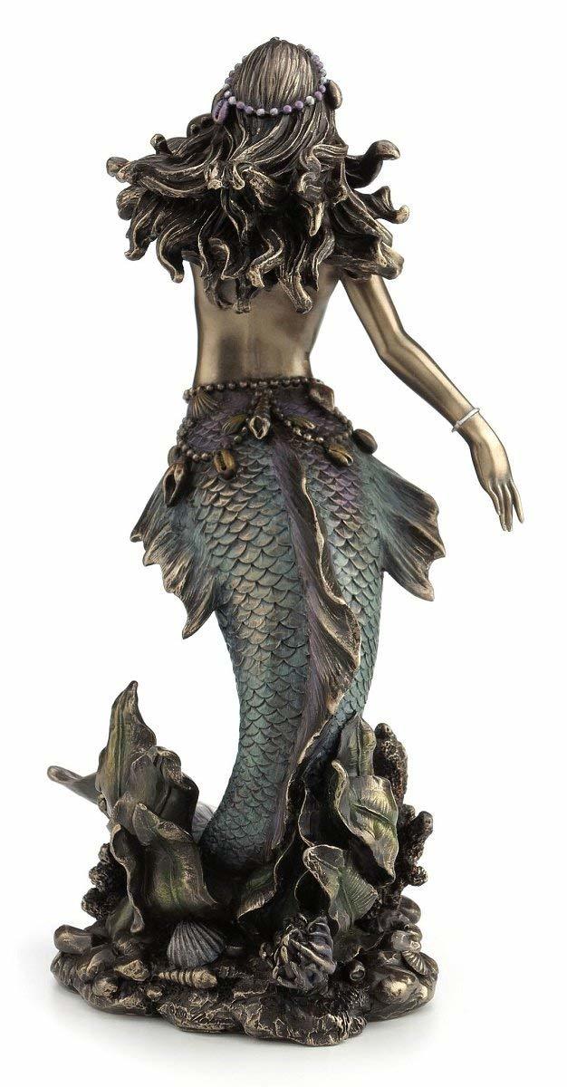 楽天市場】海から立ち上がる美しい人魚（マーメイド） ブロンズ風 彫像