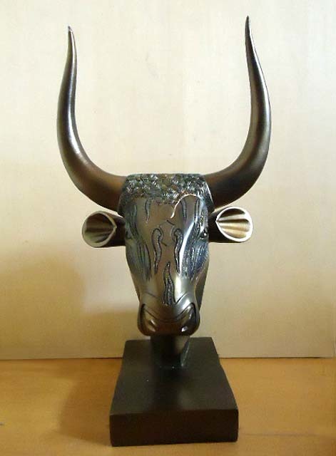 楽天市場】古代エジプト神 アピス 牡牛（聖なる牛）彫像 彫刻/ 焼き肉