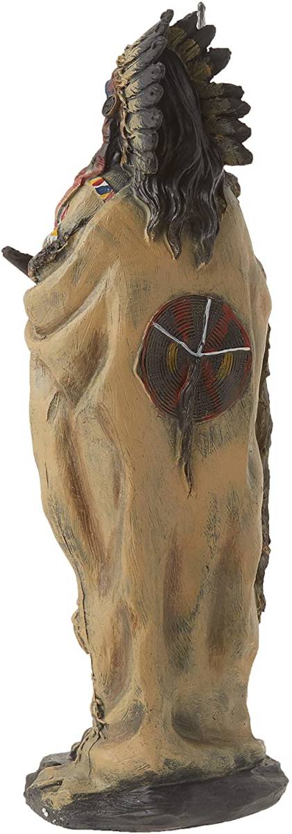 楽天市場】ネイティブ・アメリカンの戦士 インディアンの酋長 彫刻