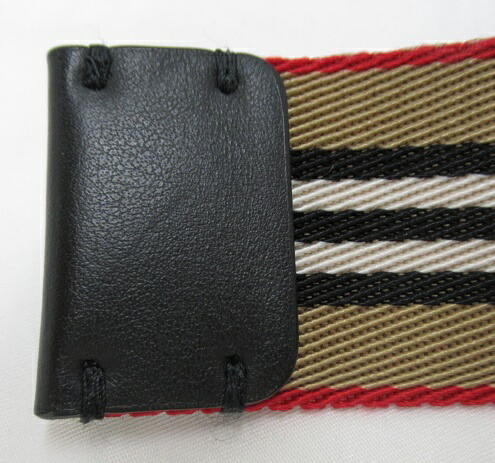 楽天市場】BURBERRY/バーバリーアイコンストライプ ダブルDリング